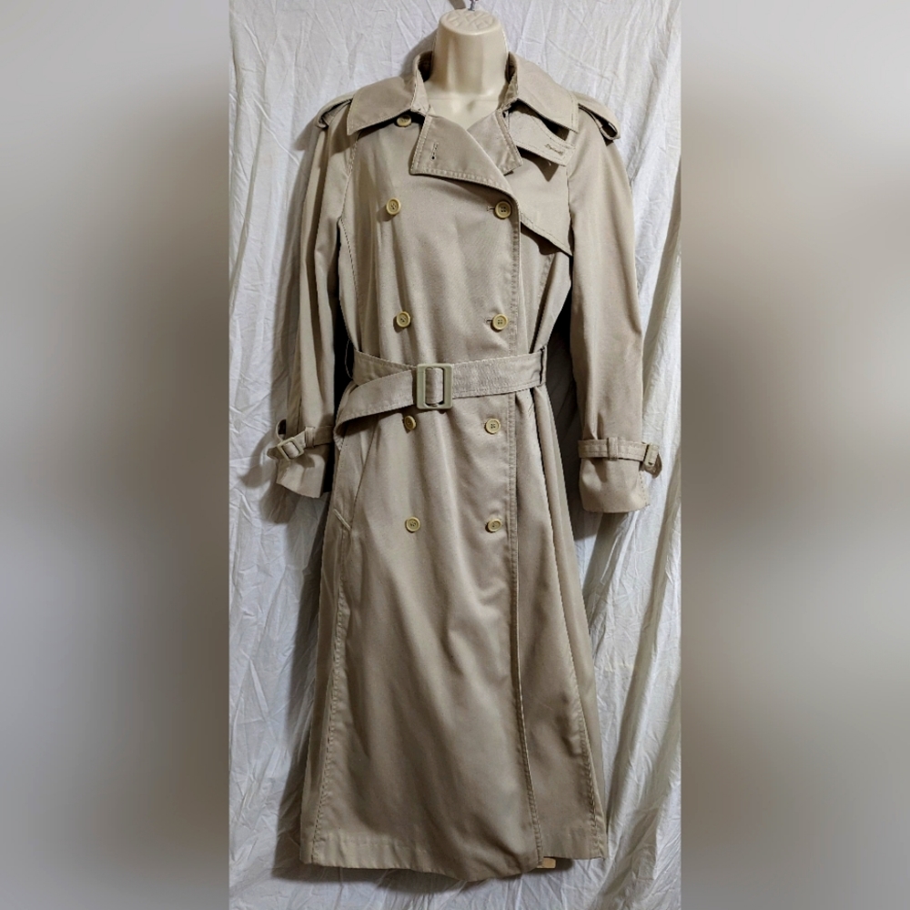 Vintage P.B.D. International Midi Trench Coat L